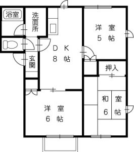 間取り図（102・202）